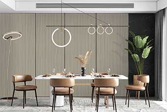 嘉峪关轻奢风格-餐厅