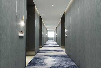 嘉峪关酒店过道