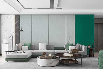 嘉峪关轻奢风格-客厅