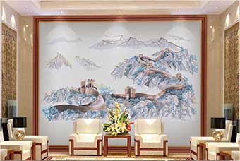 嘉峪关森佰汇航空纤维墙咔(唯我中华)