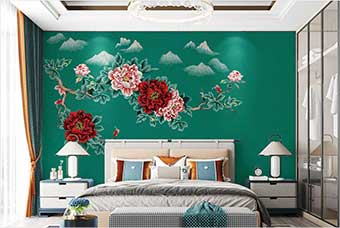 嘉峪关森佰汇航空纤维墙咔（爱情花语）