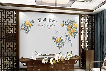 嘉峪关森佰汇航空纤维墙咔(富贵荣华)