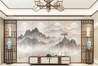 嘉峪关森佰汇航空纤维（山水画系列）