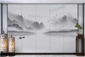 嘉峪关森佰汇航空纤维（山水画系列）